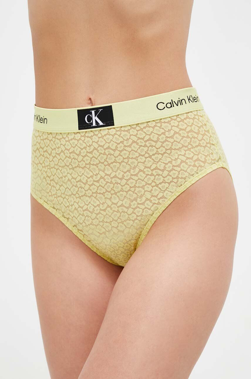 Calvin Klein Underwear Бикини в жълто - Pepit.bg