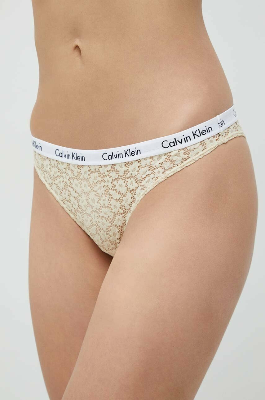 Calvin Klein Underwear Бикини тип бразилиана в зелено - Pepit.bg