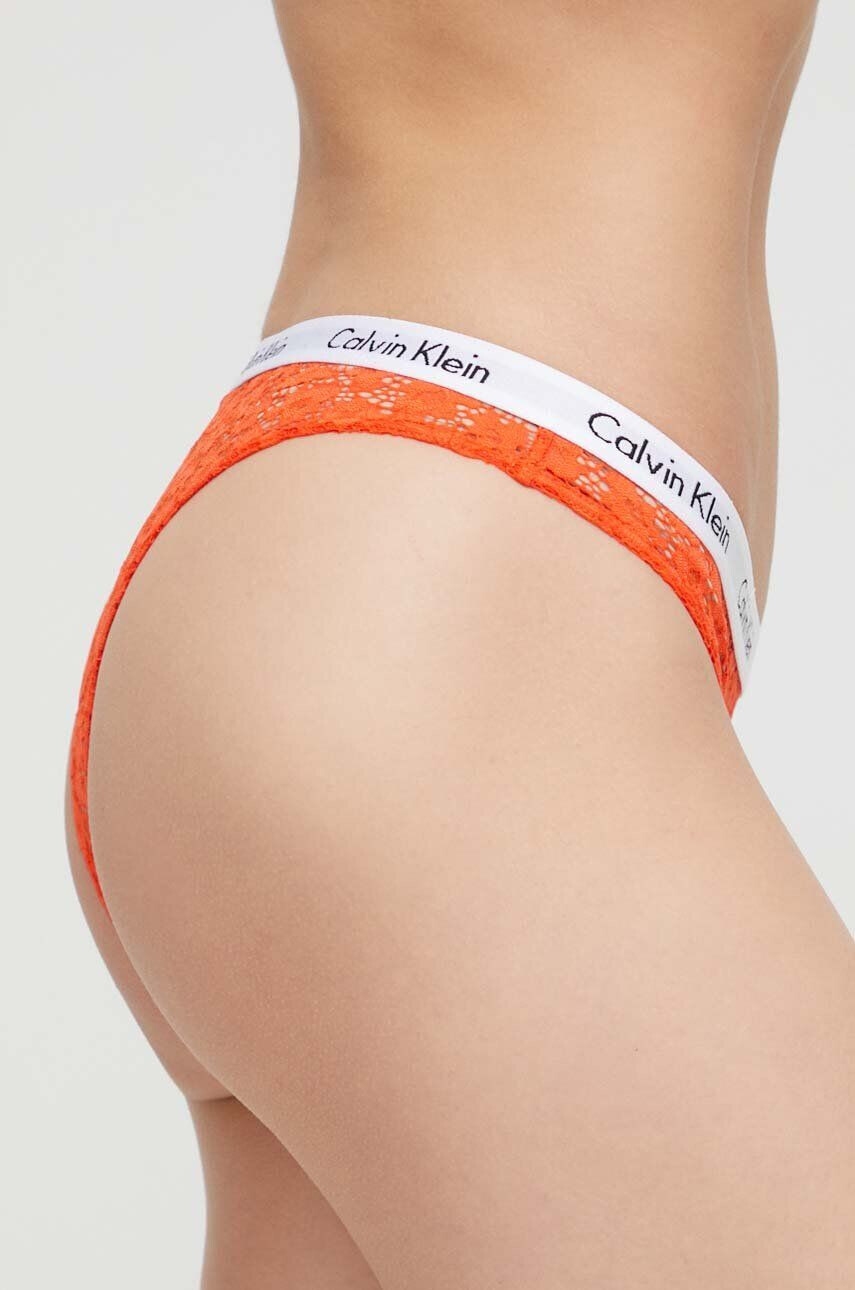 Calvin Klein Underwear Бикини тип бразилиана в оранжево - Pepit.bg