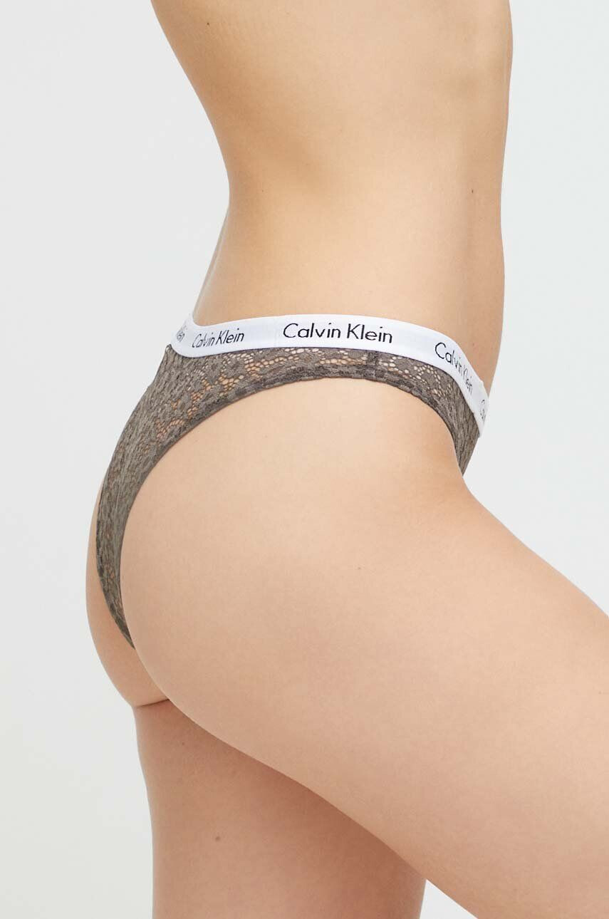 Calvin Klein Underwear Бикини тип бразилиана в зелено - Pepit.bg