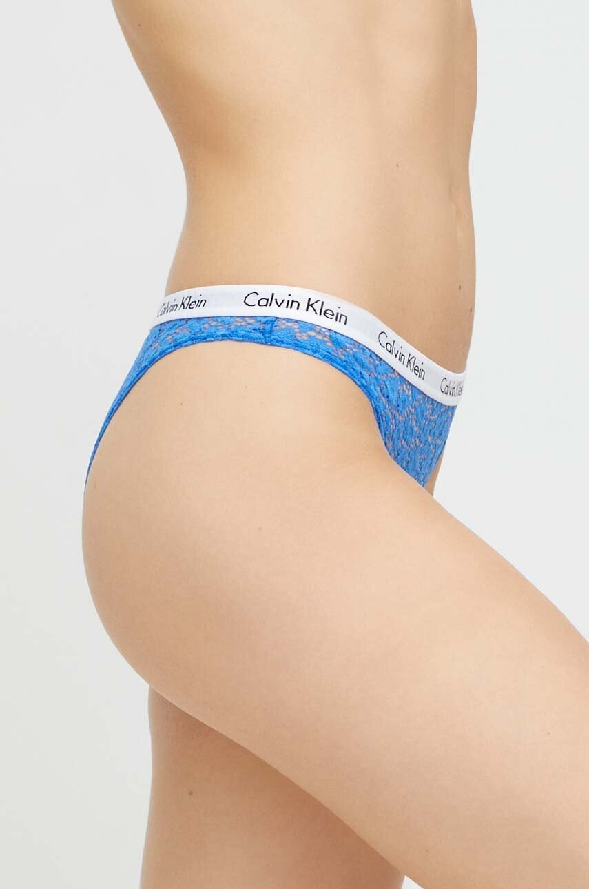 Calvin Klein Underwear Бикини тип бразилиана в синьо - Pepit.bg