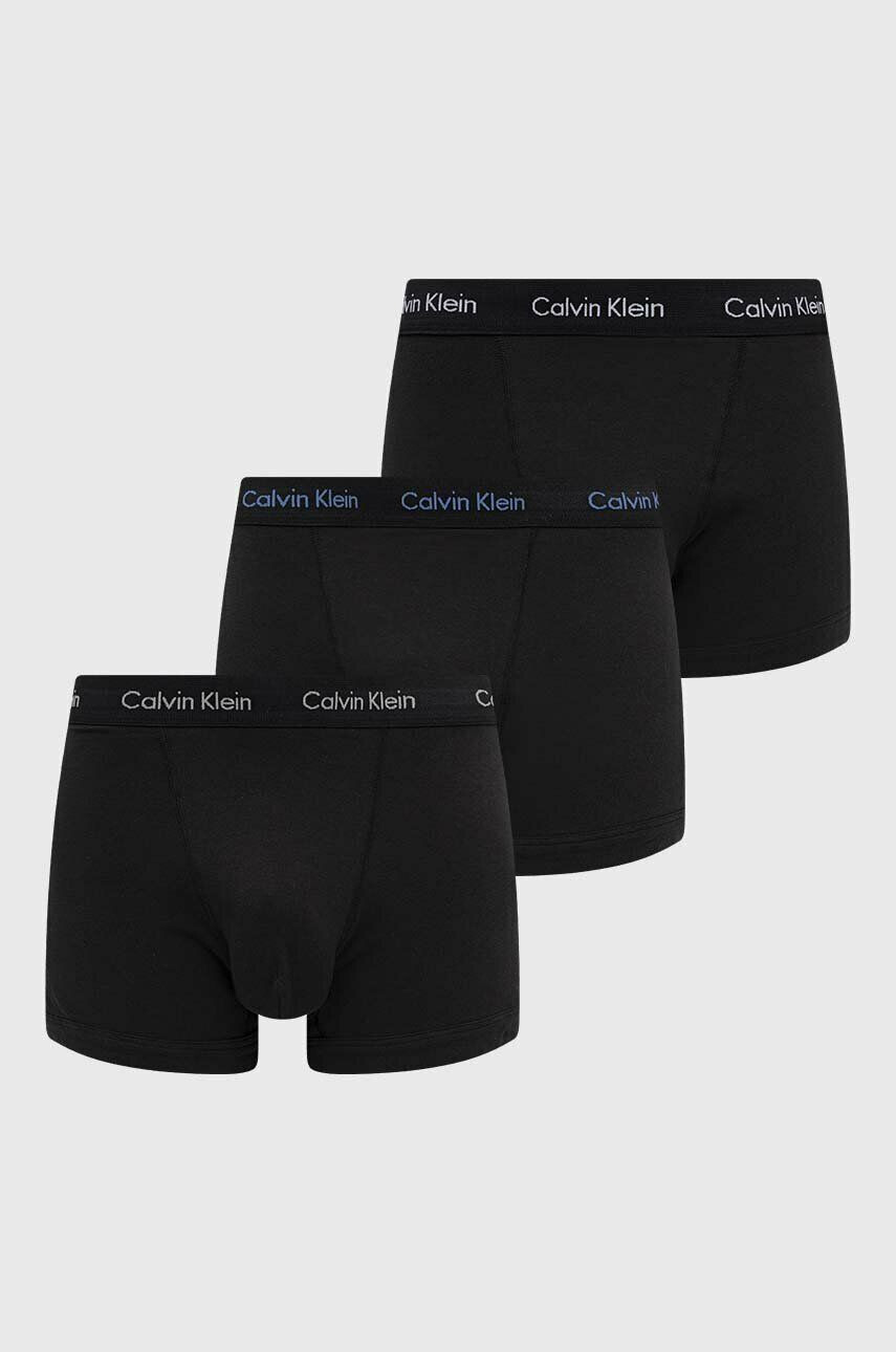 Calvin Klein Underwear Боксерки (3 броя) в черно - Pepit.bg