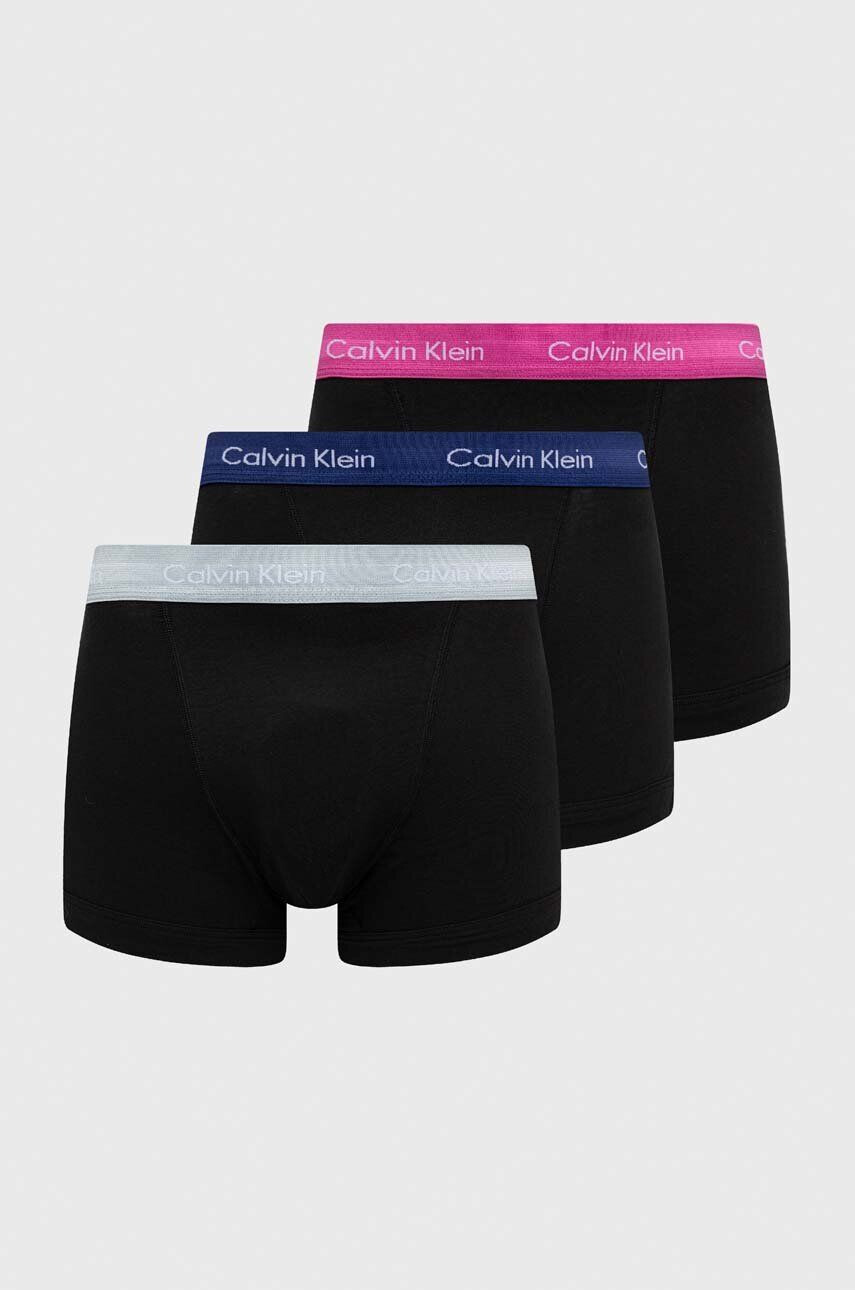 Calvin Klein Underwear Боксерки (3 броя) в черно - Pepit.bg