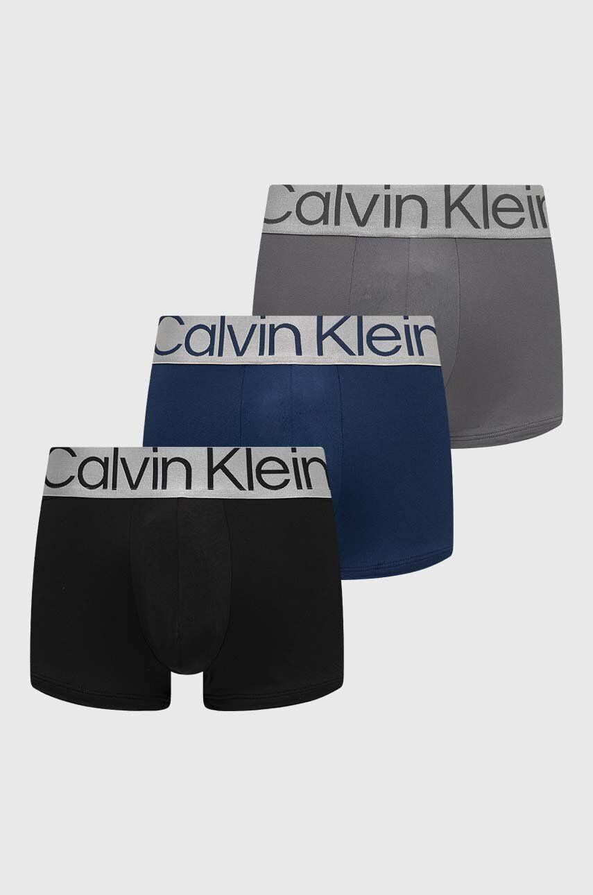 Calvin Klein Underwear Боксерки (3 броя) в тъмносиньо - Pepit.bg