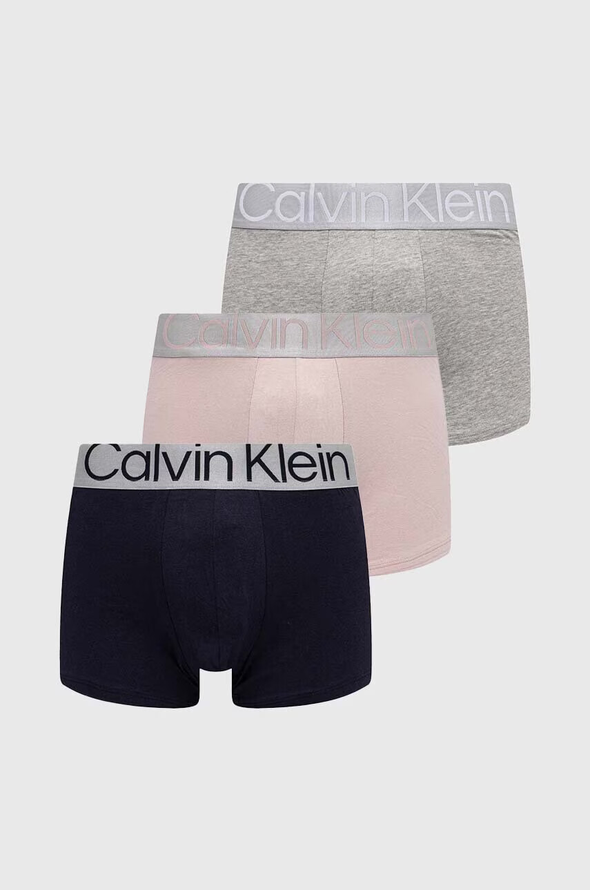 Calvin Klein Underwear Боксерки (3 броя) в сиво - Pepit.bg