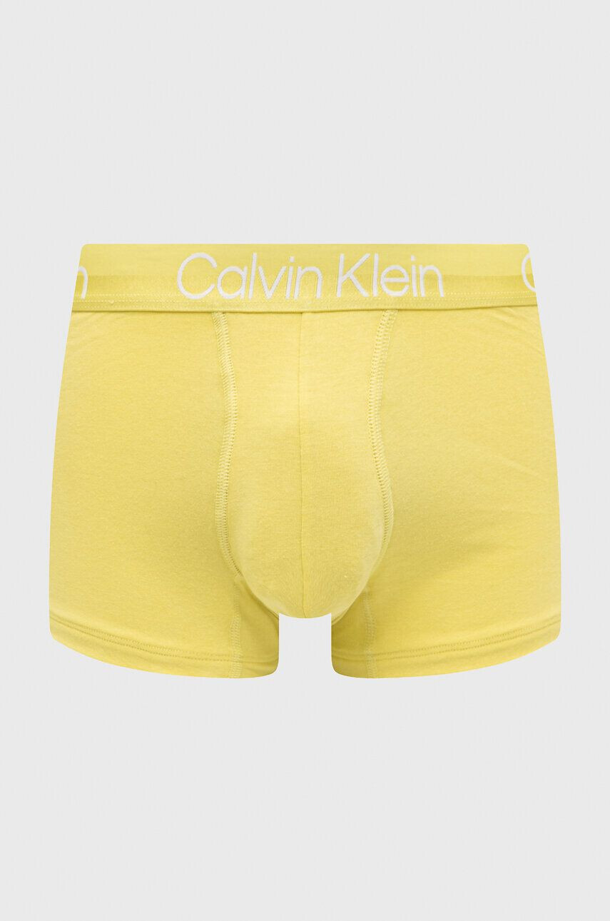 Calvin Klein Underwear Боксерки (3 броя) в жълто - Pepit.bg