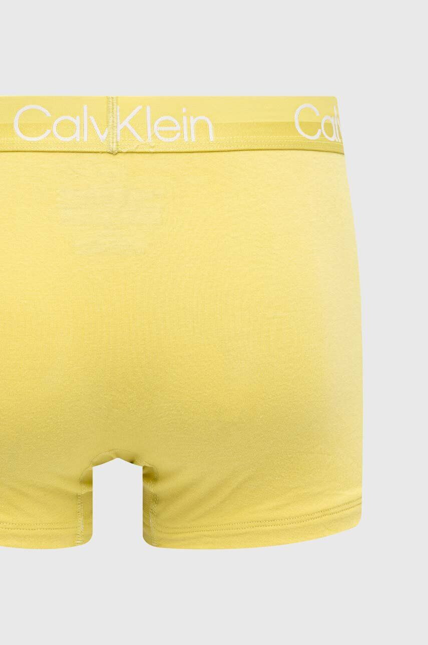 Calvin Klein Underwear Боксерки (3 броя) в жълто - Pepit.bg