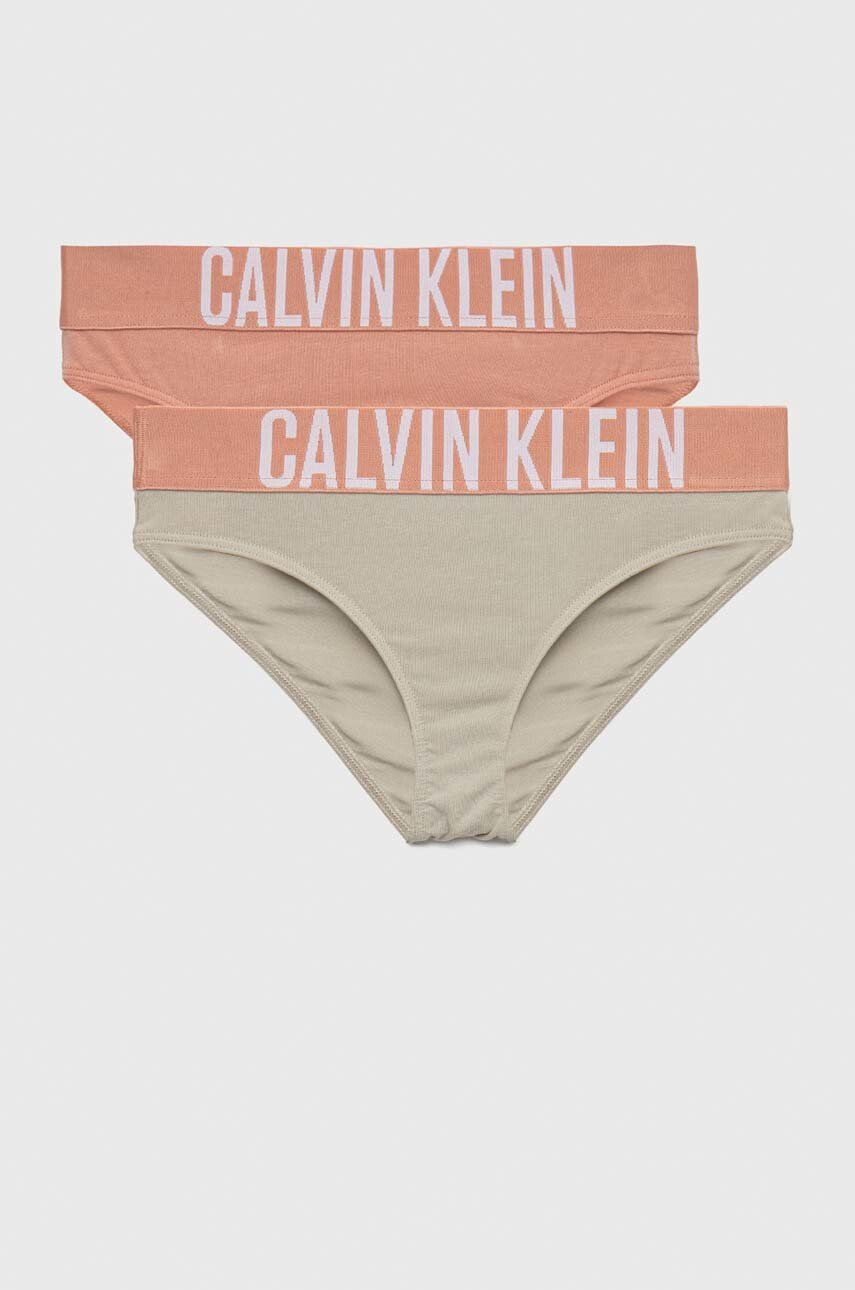 Calvin Klein Underwear Детски бикини (2 броя) в зелено - Pepit.bg