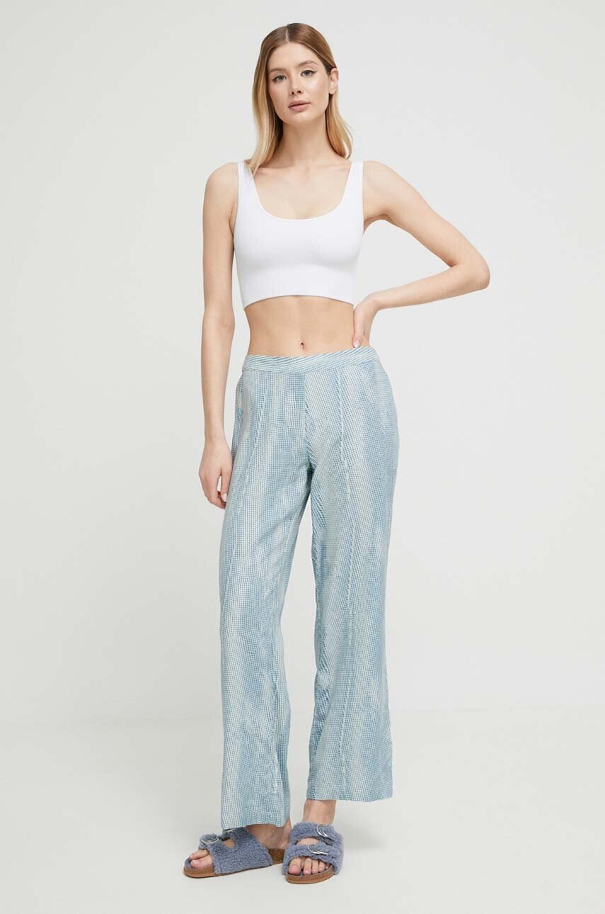 Calvin Klein Underwear Долнище на пижама дамско в синьо - Pepit.bg
