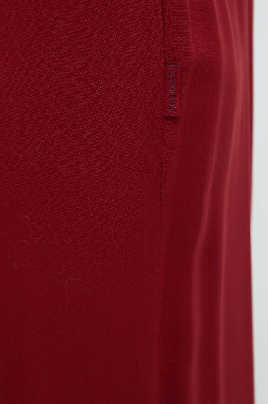 Calvin Klein Underwear Долнище на пижама дамско в бордо - Pepit.bg