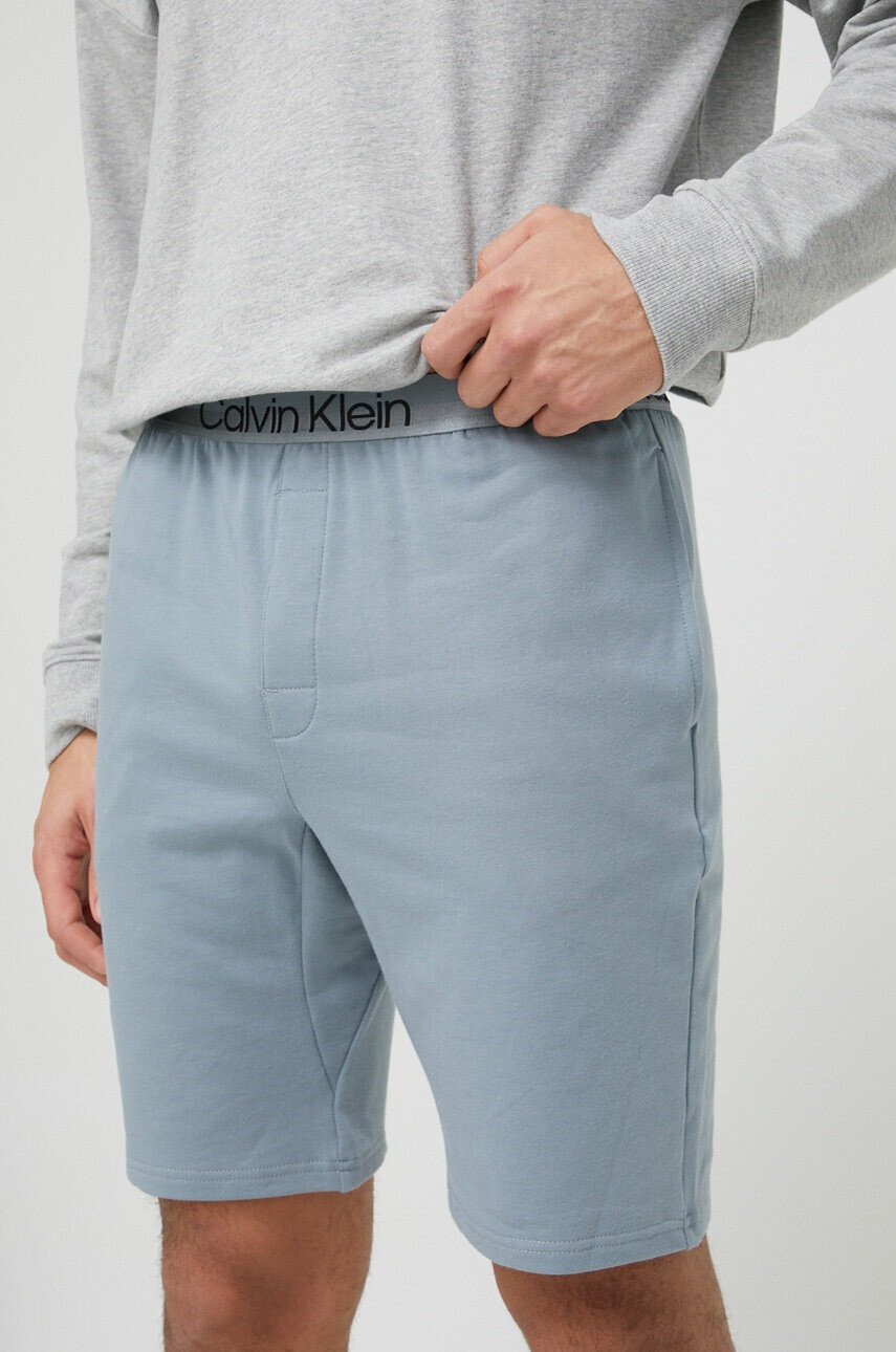Calvin Klein Underwear Домашен къс панталон в зелено - Pepit.bg