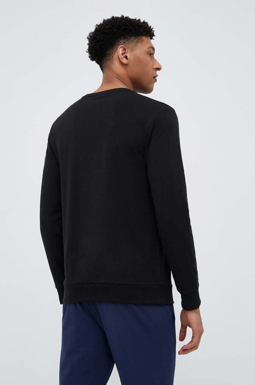 Calvin Klein Underwear Домашен суичър в черно с десен - Pepit.bg