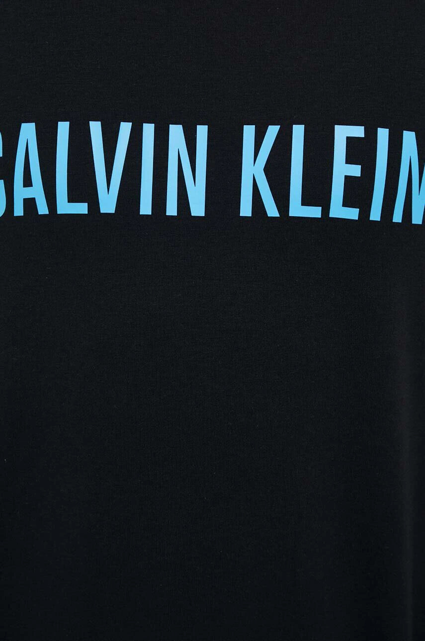 Calvin Klein Underwear Домашен суичър в черно с десен - Pepit.bg