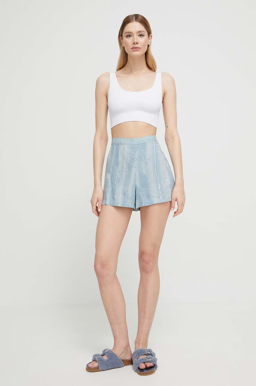 Calvin Klein Underwear Късо долнище на пижама дамско в синьо - Pepit.bg