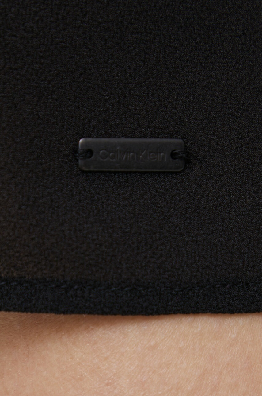 Calvin Klein Underwear Нощница дамска в черно - Pepit.bg