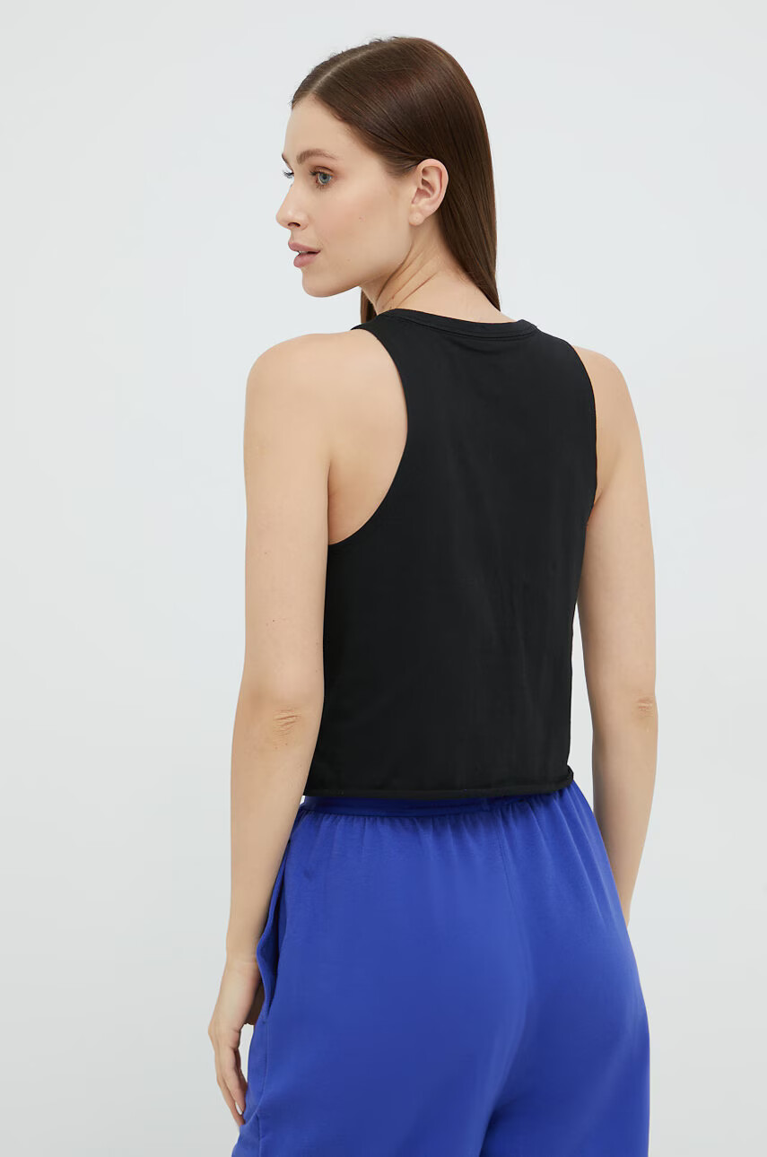 Calvin Klein Underwear Памучен пижамен топ в черно - Pepit.bg