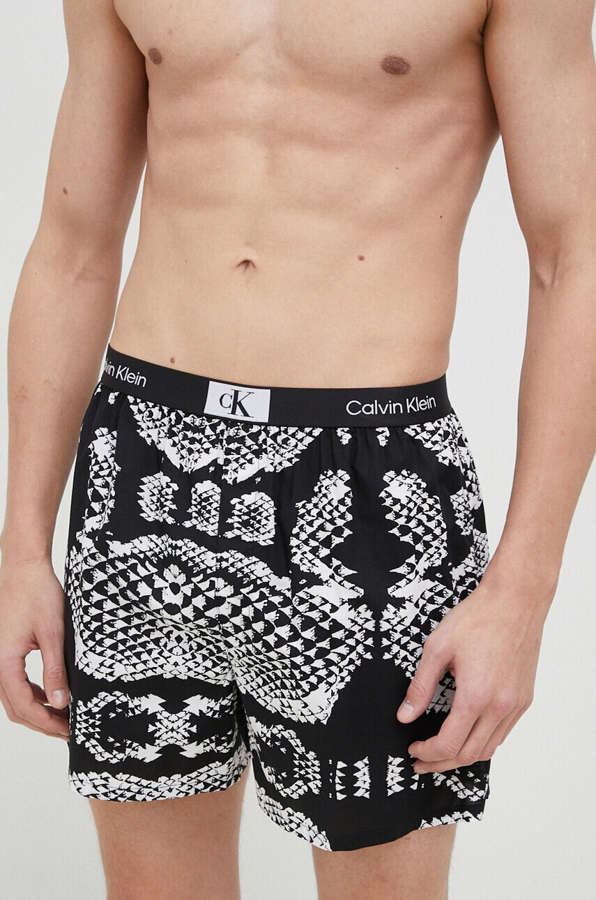 Calvin Klein Underwear Памучни боксерки в черно - Pepit.bg