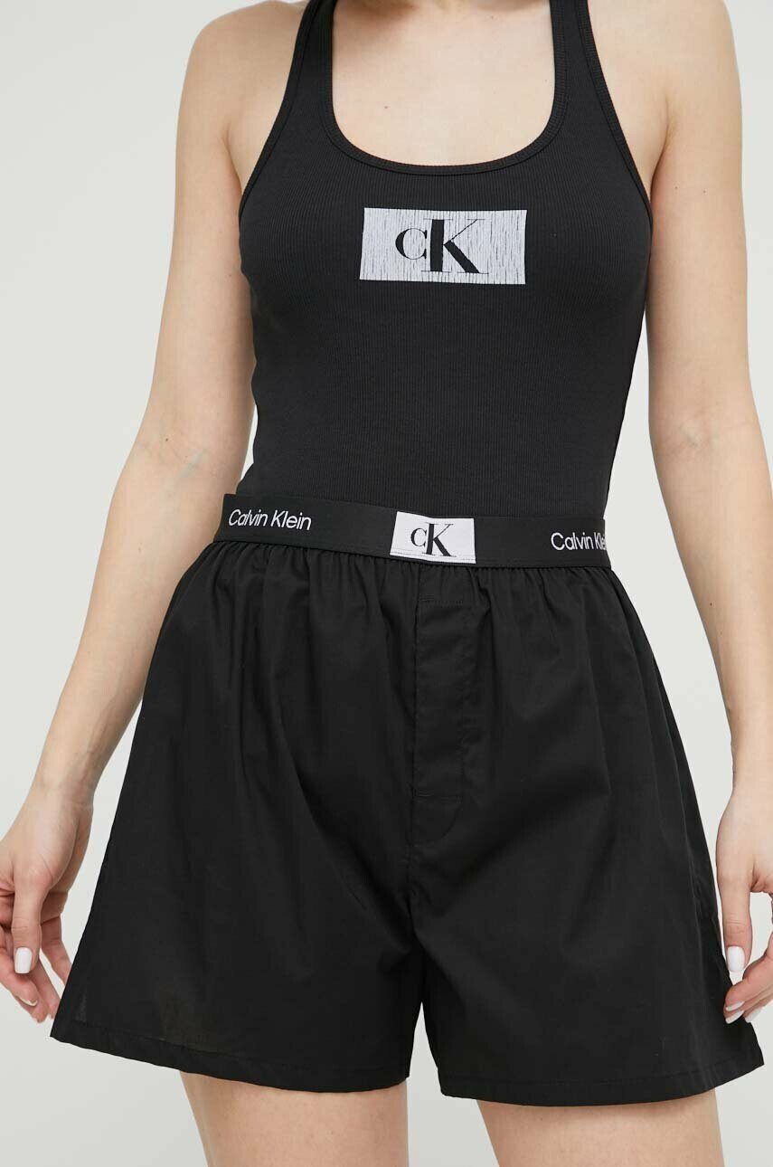 Calvin Klein Underwear Пижама дамска в черно - Pepit.bg
