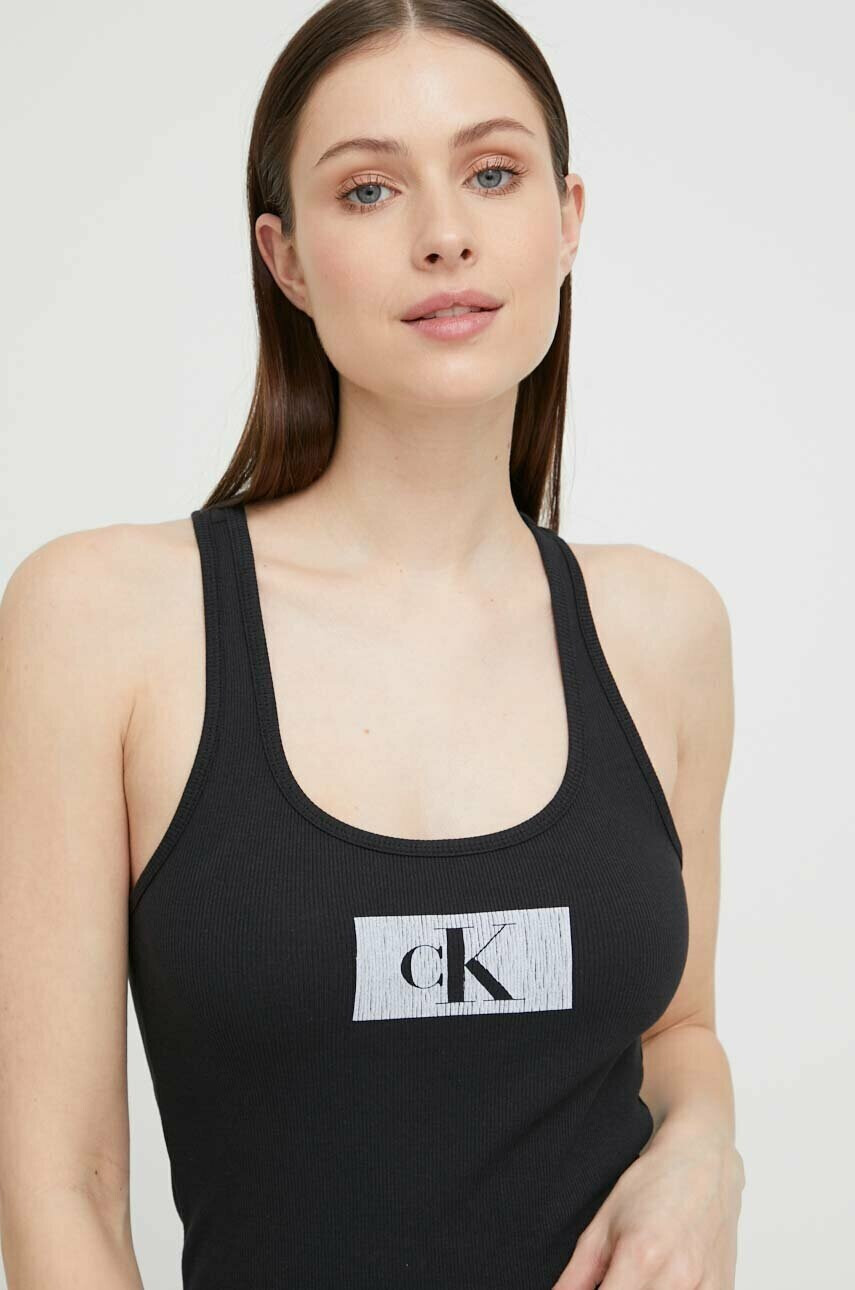 Calvin Klein Underwear Пижама дамска в черно - Pepit.bg
