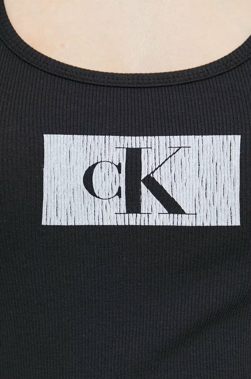 Calvin Klein Underwear Пижама дамска в черно - Pepit.bg