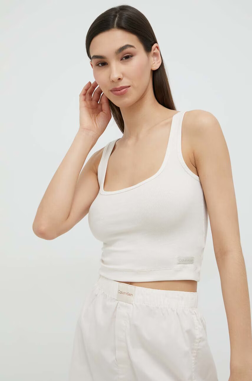 Calvin Klein Underwear Пижамен топ в розово - Pepit.bg