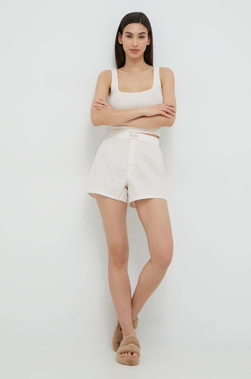 Calvin Klein Underwear Пижамен топ в розово - Pepit.bg