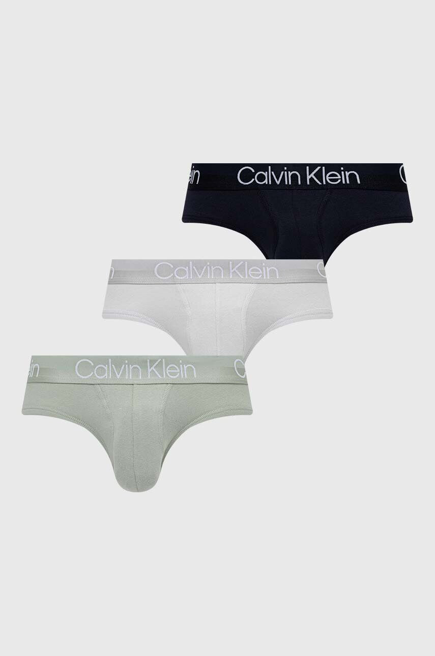 Calvin Klein Underwear Слипове (3 броя) в сиво - Pepit.bg