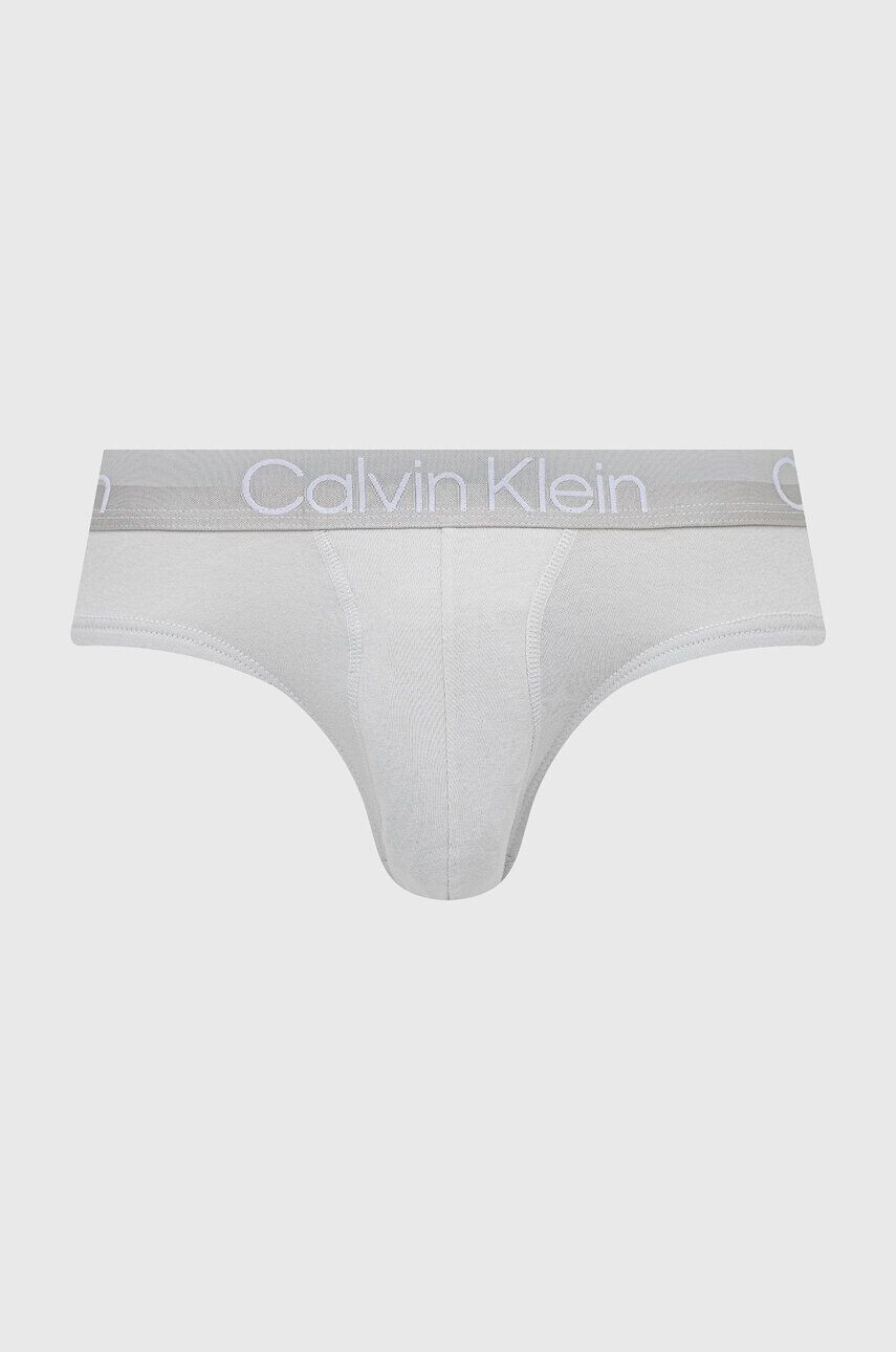 Calvin Klein Underwear Слипове (3 броя) в сиво - Pepit.bg