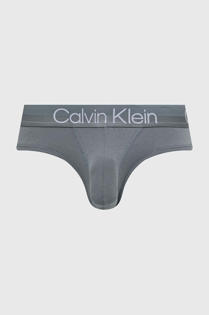 Calvin Klein Underwear Слипове (3 броя) в синьо - Pepit.bg