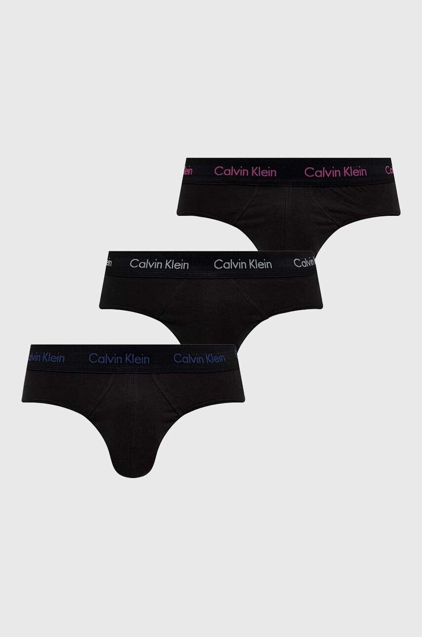 Calvin Klein Underwear Слипове (3 броя) в черно - Pepit.bg