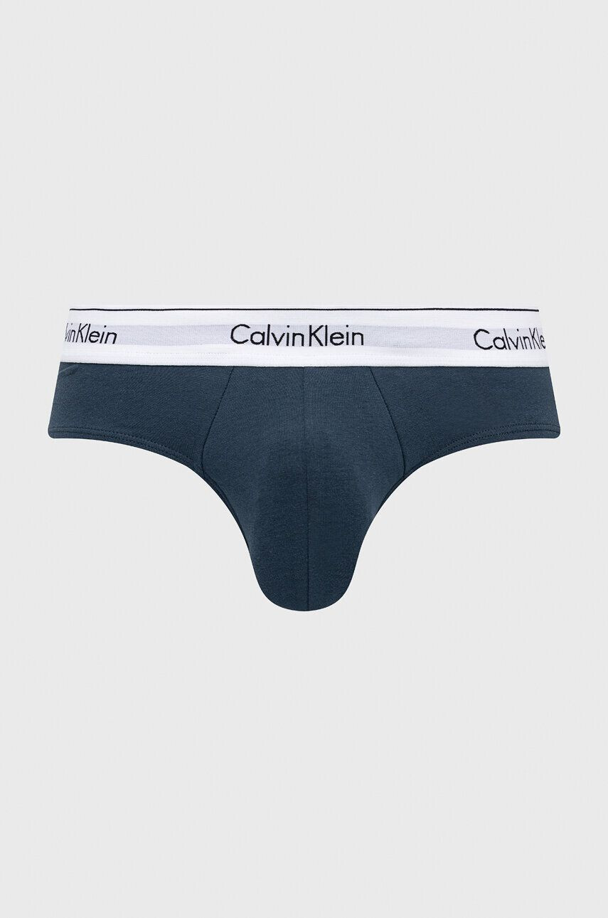 Calvin Klein Underwear Слипове (3 броя) в синьо - Pepit.bg