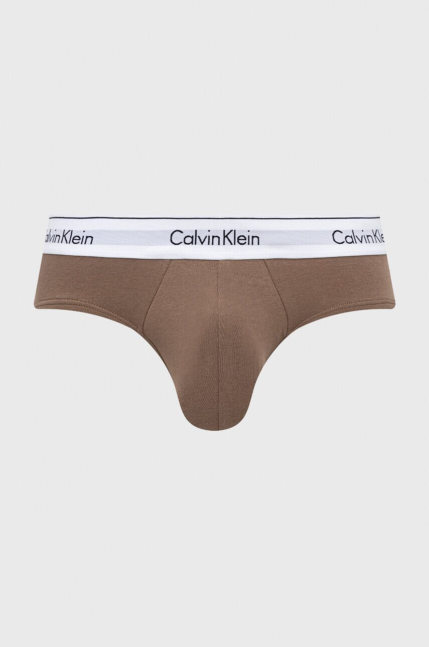 Calvin Klein Underwear Слипове (3 броя) в синьо - Pepit.bg