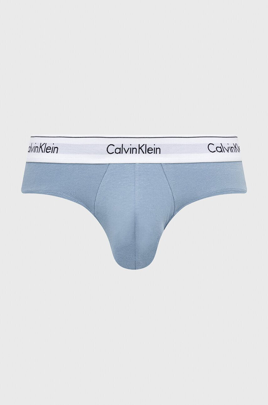 Calvin Klein Underwear Слипове (3 броя) в синьо - Pepit.bg