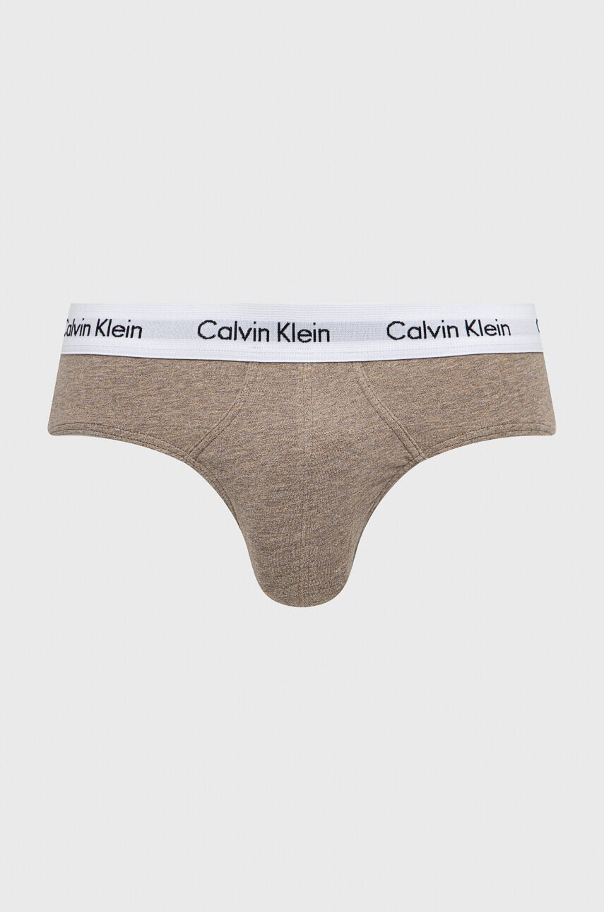 Calvin Klein Underwear Слипове (3 броя) в кафяво - Pepit.bg