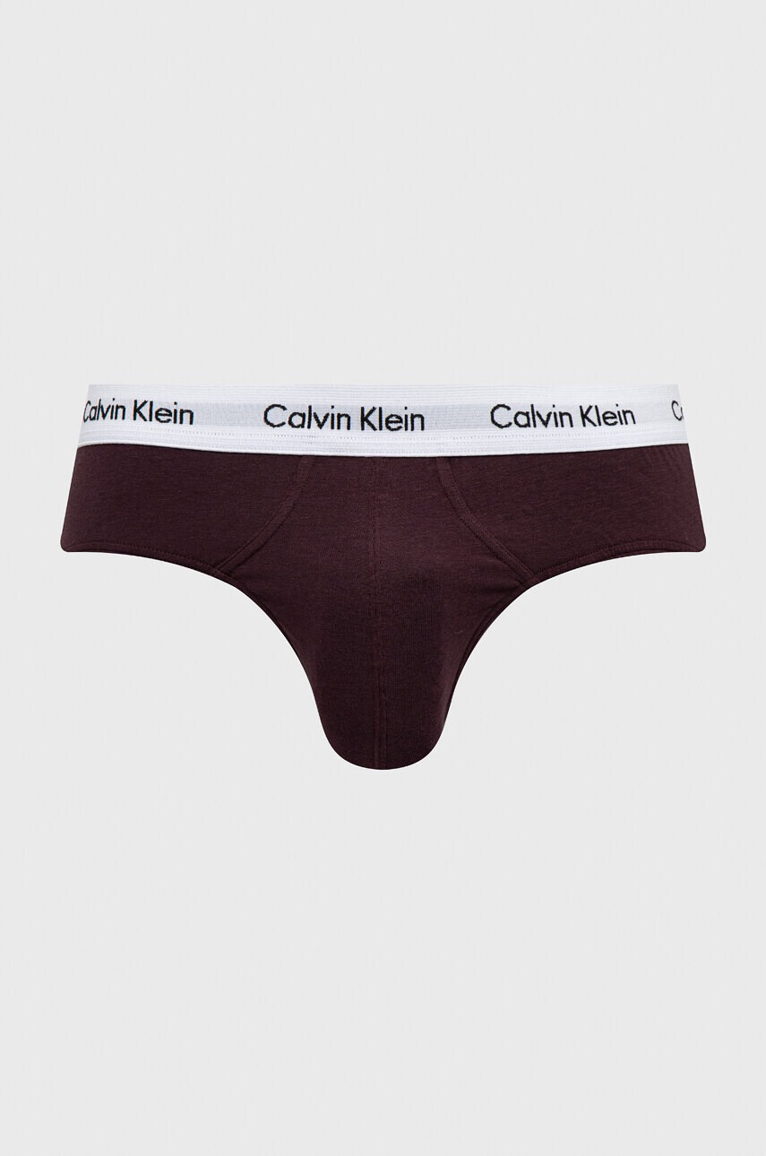 Calvin Klein Underwear Слипове (3 броя) в кафяво - Pepit.bg