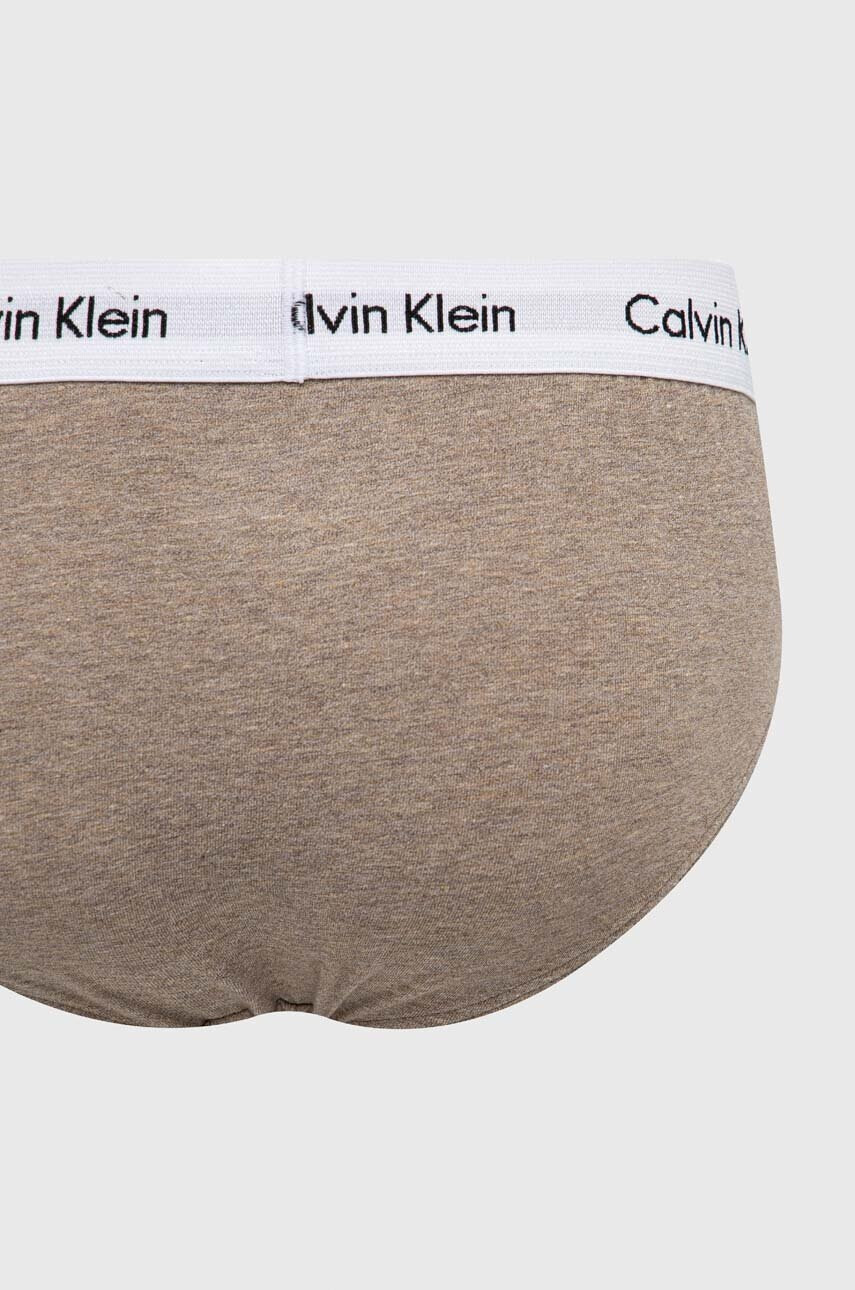 Calvin Klein Underwear Слипове (3 броя) в кафяво - Pepit.bg