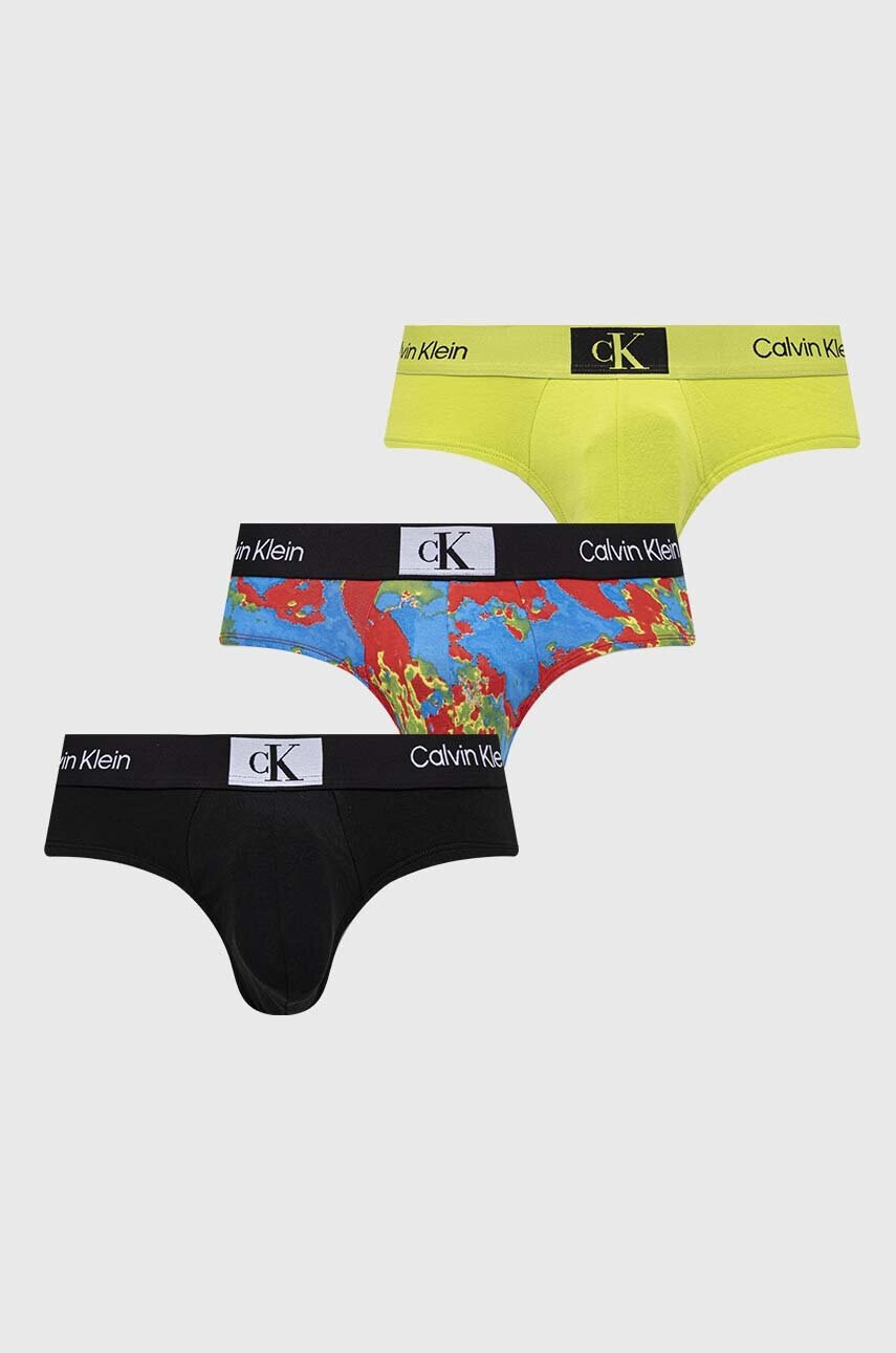 Calvin Klein Underwear Слипове (3 чифта) в зелено - Pepit.bg