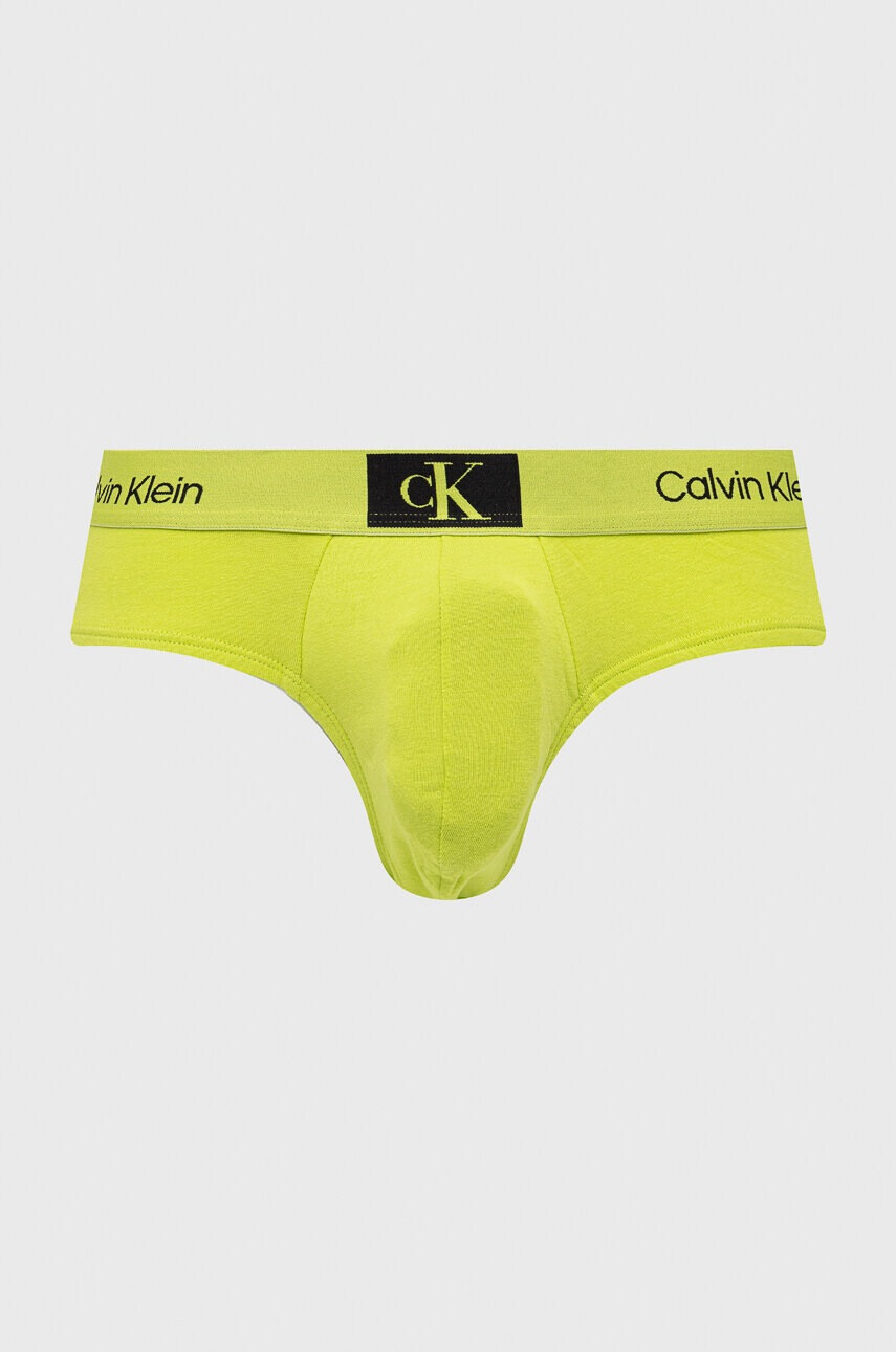 Calvin Klein Underwear Слипове (3 чифта) в зелено - Pepit.bg