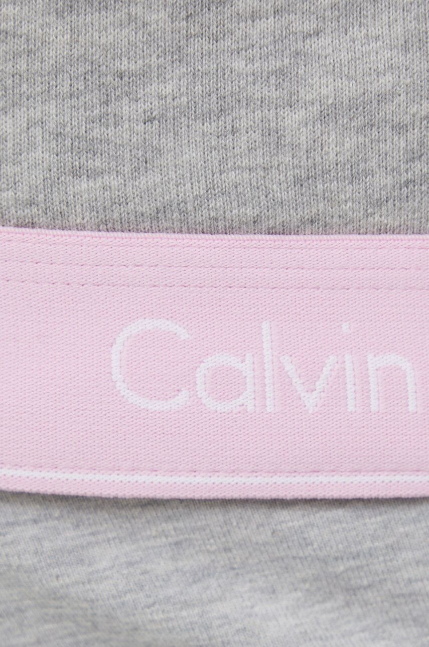 Calvin Klein Underwear Суичър дамски в сиво с изчистен дизайн - Pepit.bg