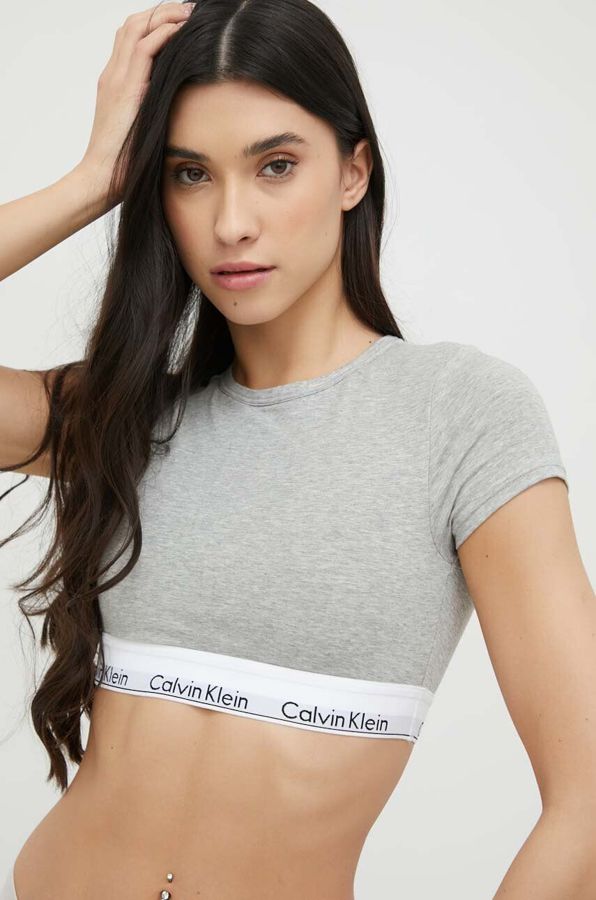 Calvin Klein Underwear Тениска в сиво - Pepit.bg