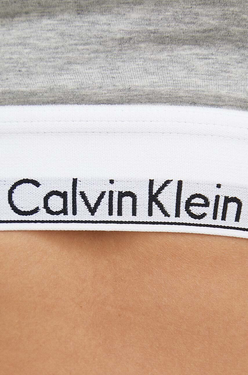 Calvin Klein Underwear Топ дамски в сиво - Pepit.bg