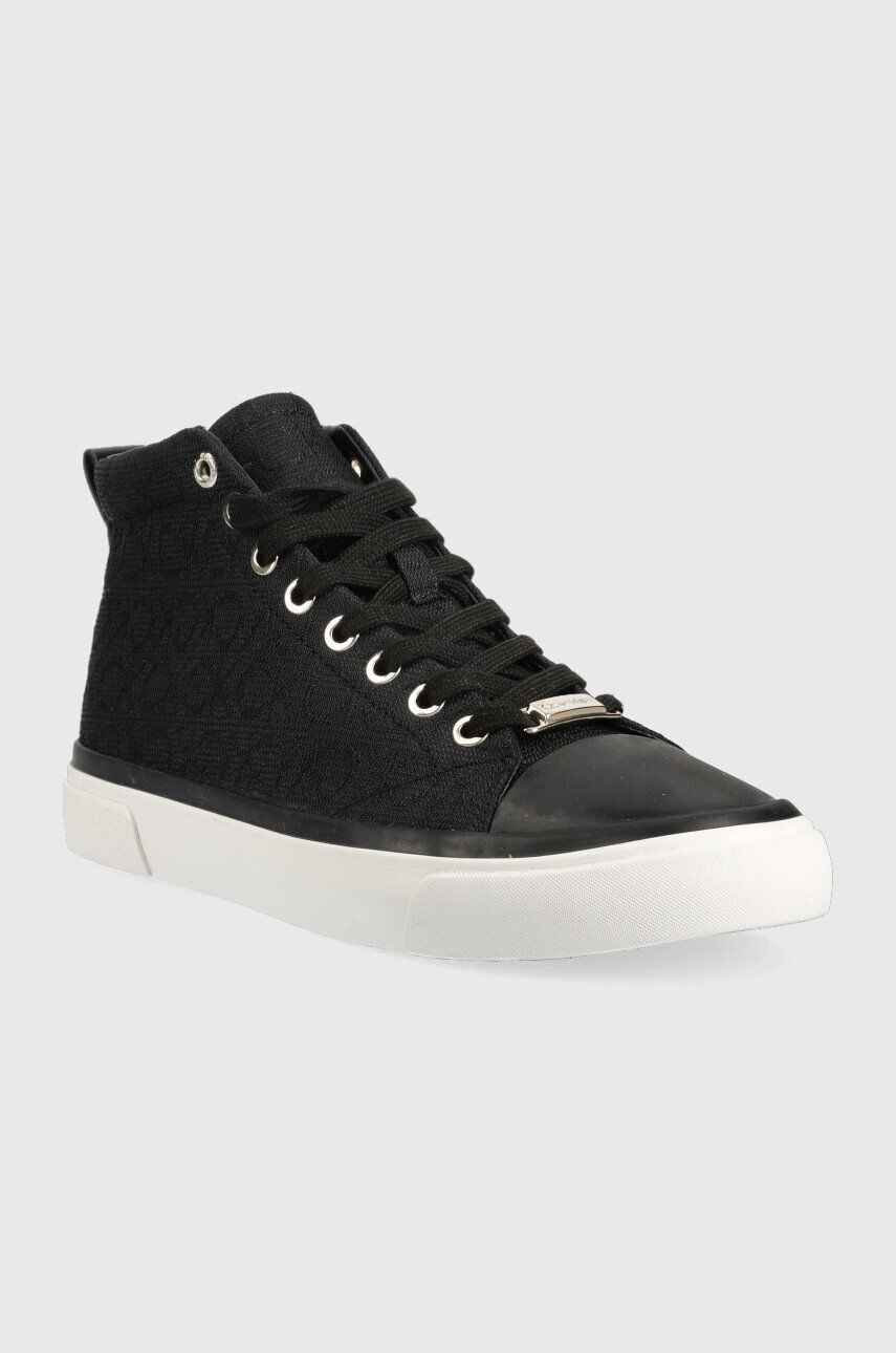 Calvin Klein Високи кецове Vulc High Top в черно - Pepit.bg