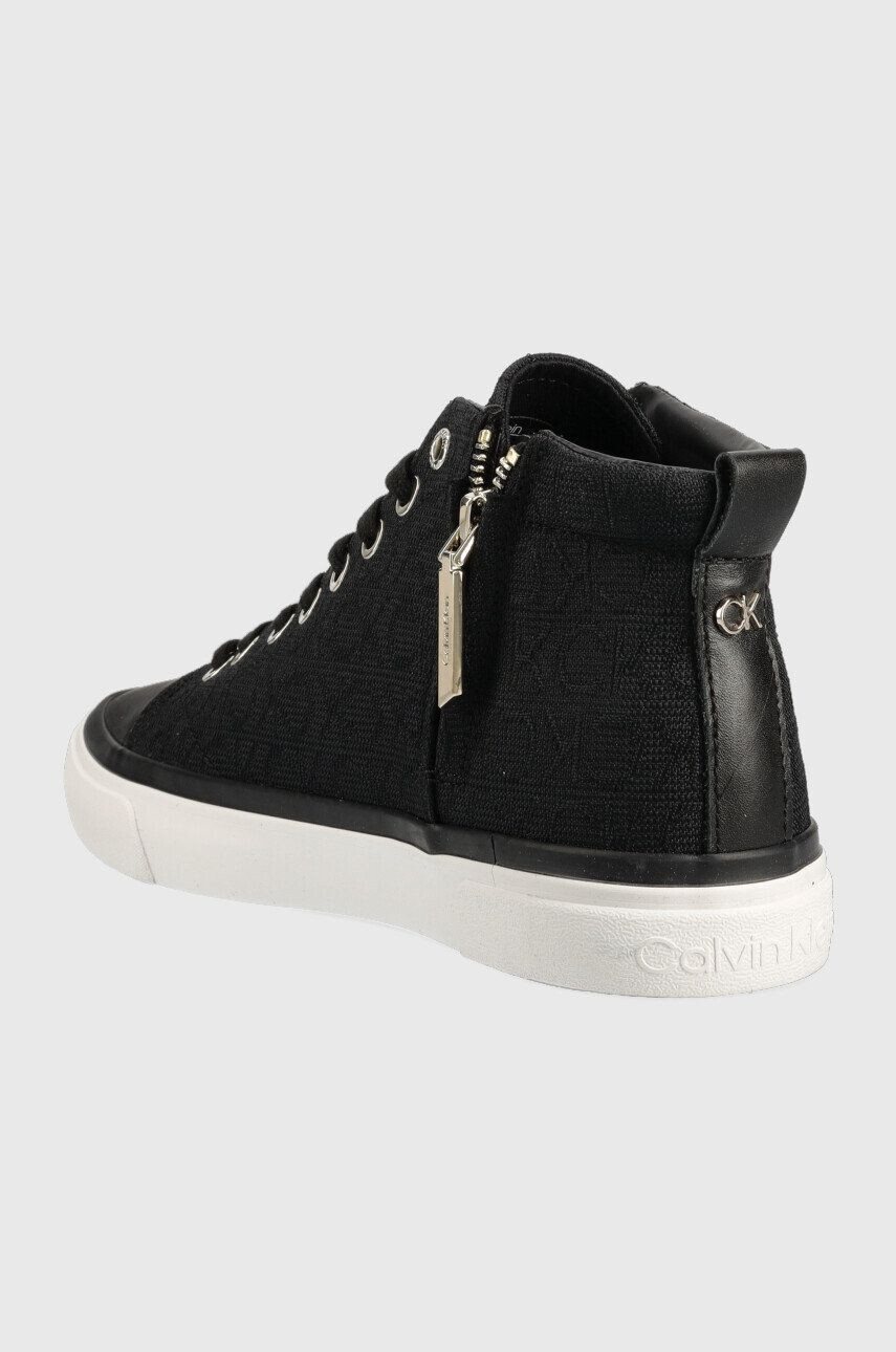 Calvin Klein Високи кецове Vulc High Top в черно - Pepit.bg