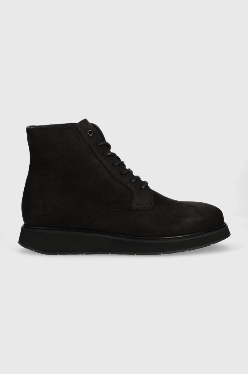 Calvin Klein Високи обувки Lace Up Boot в черно - Pepit.bg