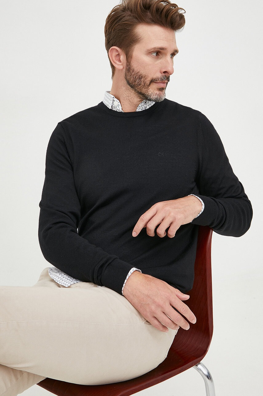 Calvin Klein Вълнен пуловер - Pepit.bg