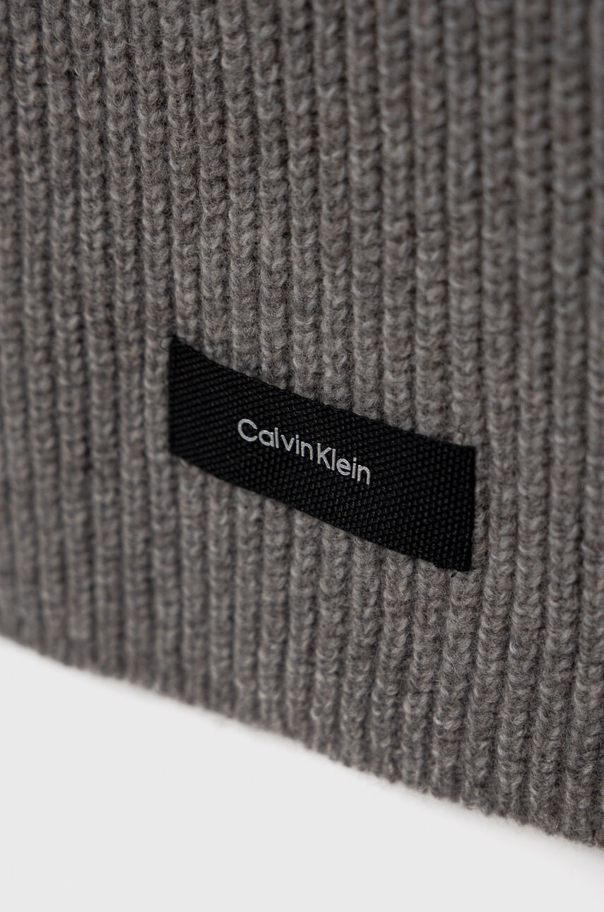 Calvin Klein Вълнен шал - Pepit.bg