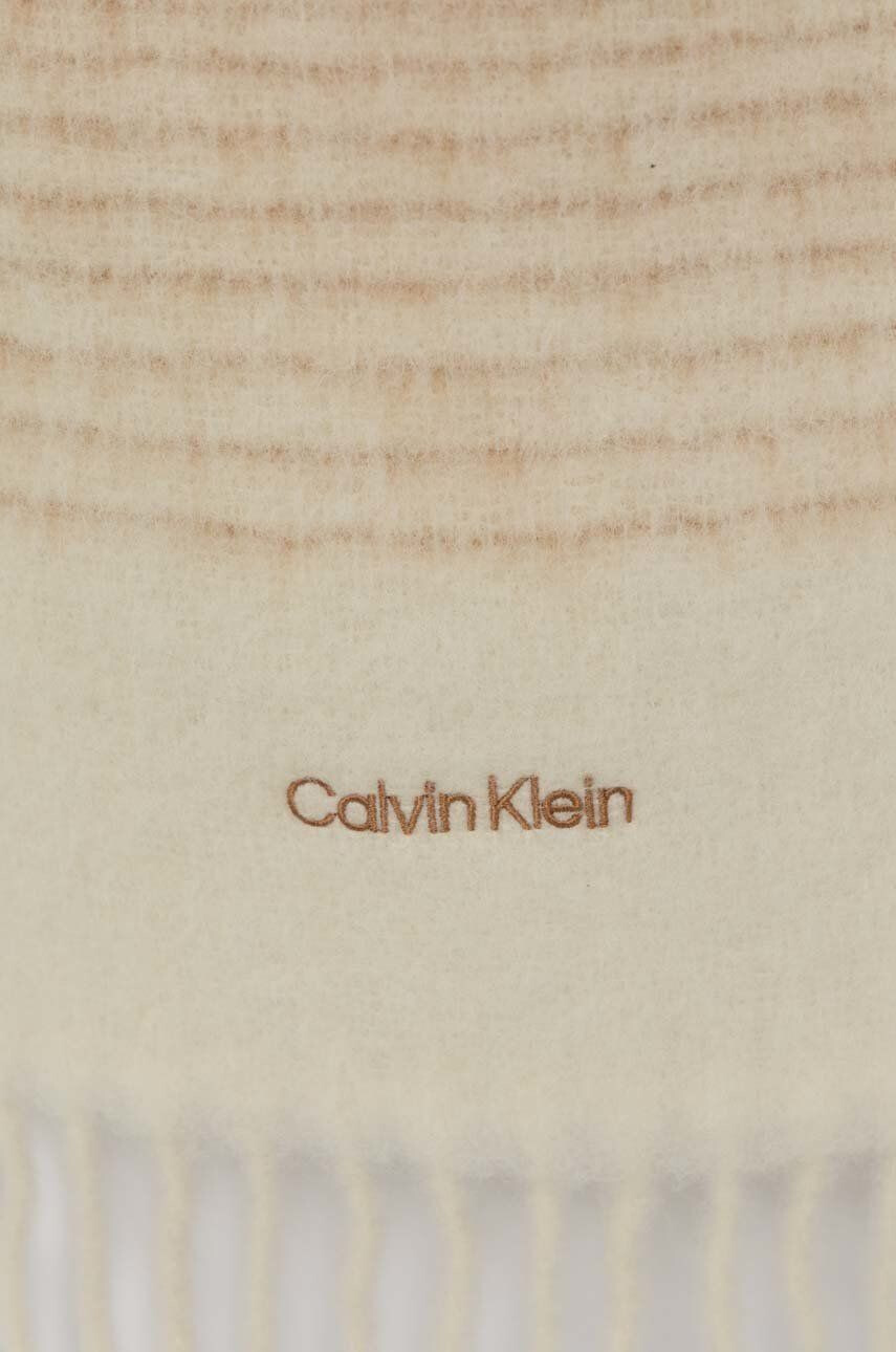 Calvin Klein Вълнен шал - Pepit.bg