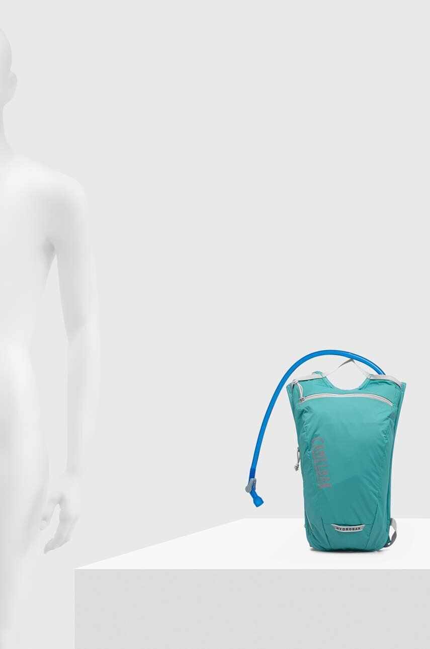 Camelbak Вело раница с мехур за вода Hydrobak Light в тюркоазено малък размер с принт - Pepit.bg