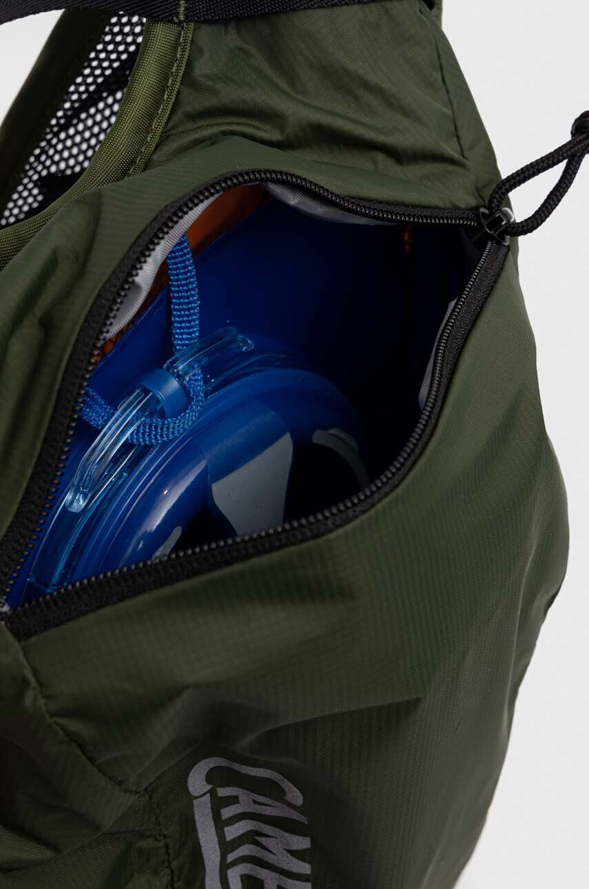 Camelbak Вело раница с мехур за вода Hydrobak Light в зелено малък размер с принт - Pepit.bg