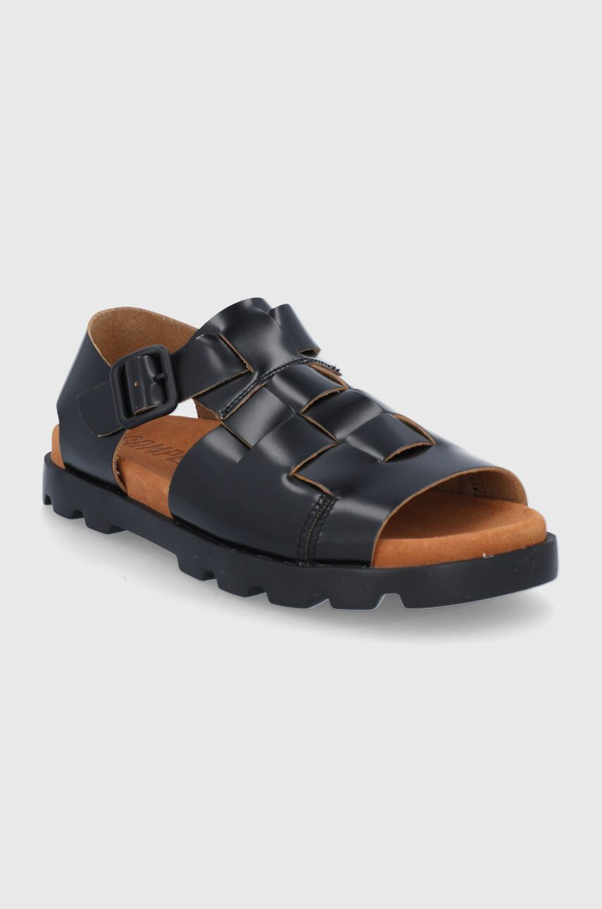 Camper Кожени сандали Brutus Sandal мъжки в черно - Pepit.bg